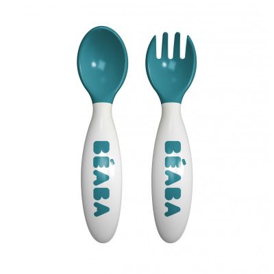 Set lingurita si furculita ergonomica - Bleu ERFB913398