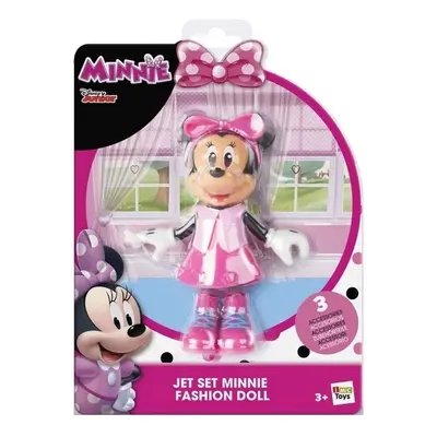 Disney Minnie Mickey - Papusa fashion, Calatorie distractiva si eleganta BKF184459