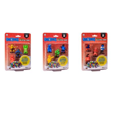 Gang Beasts - Set 5 figurine cu un personaj rar ascuns BKFGB2040