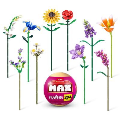 Zuru Max - Set de constructie, Flori de gradina, diverse modele BKF83184