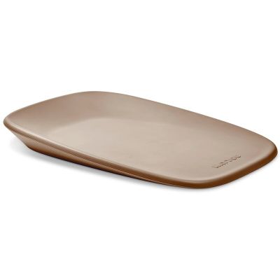 Saltea de infasat, Nattou, Softy, Moale, Utilizabil si fara husa, Design ergonomic, Spuma PU, 70x50x10 cm, Fara BPA, 0 luni+, Taupe BYN145077