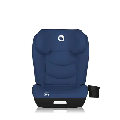 Scaun auto i-Size, Lionelo, Neal, Spatar reglabil in 4 pozitii, Tetiera in 10 pozitii, Suport sticla inclus, 15-36 Kg, 100-150 cm, Cu Isofix, Conform ECE R129, Albastru BYNLO-NEAL_I-SIZE_BLUE_NAVY