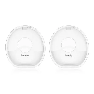 Colectoare san, Lionelo, 2 buc, 60 ml, fara BPA, Ergonomice, Compatibile cu orice sutien, Transparent BYNLOC-MILKY_SIMPLE