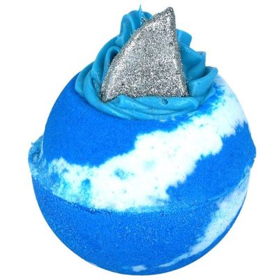 Bomba de baie handmade, cu figurina, Shark Attack Bath Blaster 160g, Bomb Cosmetics