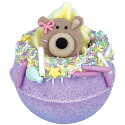 Bomba de baie handmade, cu figurina, Teddy Bears Picnic Bath Blaster 185g, Bomb Cosmetics