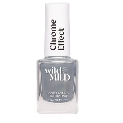 Lac unghii Chrome Effect CH12 Aluminium Aura Wild & Mild 12ml