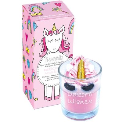 Lumanare parfumata 160g Unicorn Wishes Piped Candle, Bomb Cosmetics