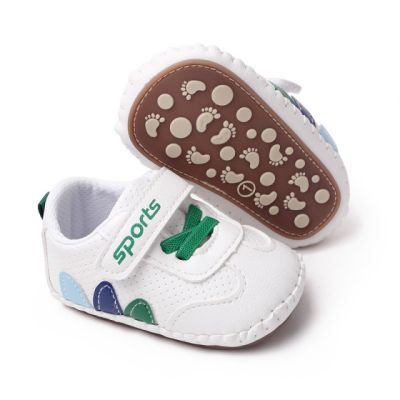 Adidasi albi pentru baietei - leaves mdbnb3007w-1-p27