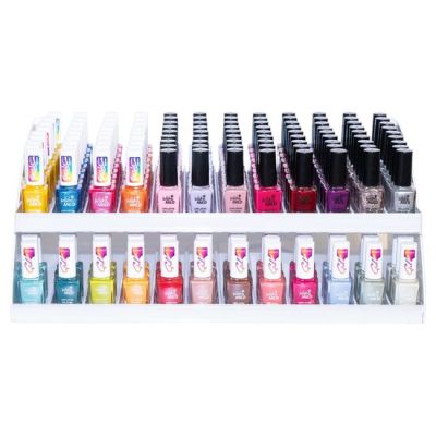Display de Blat, pentru lac de unghii, Wild & Mild, 216 buc, 42 × 23 × 27 cm