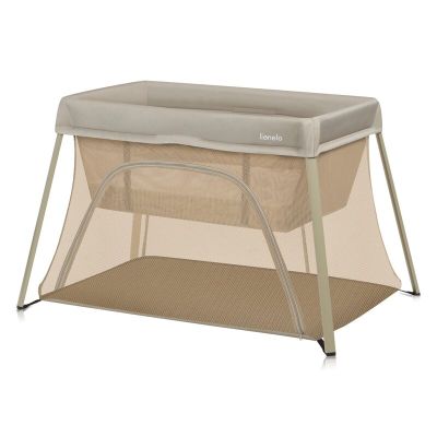 Patut multifunctional, Lionelo, Alice, 3 in 1, 2 trepte de inaltime pentru saltea, Pliabil, Material rezistent Oxford 300D, Cu iesire laterala, Geanta de transport, Pana 15 kg, 0 luni+, 104×70×74 cm, Bej BYNLO-ALICE_BEIGE_OLIVE