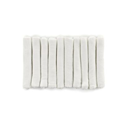 Set 6 scutece, Jane, Din muselina de bambus, Hipoalergenice, 35 x 35 cm, White BYN8420421089194