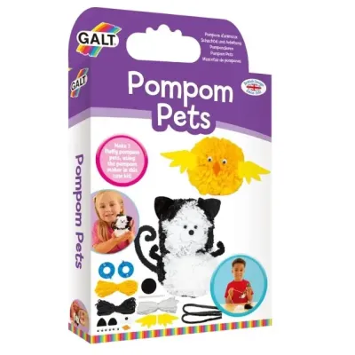 Set creativ - pompoane cu animalute