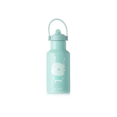 Sticla termos lichide, Jane, Din otel inoxidabil, Cu mentinere de temperatura de pana la 12 ore, 350 ml, Bpa Free, Conform cu EN 1186:2022EN 12546-1:2000UNE EN 14372:2005, Mint BYN8420421088654