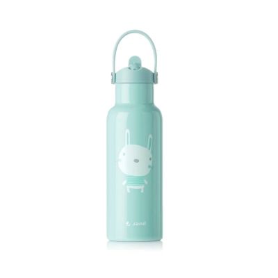Sticla termos lichide, Jane, Din otel inoxidabil, Cu mentinere de temperatura de pana la 12 ore, 500 ml, Bpa Free, Conform cu EN 1186:2022EN 12546-1:2000UNE EN 14372:2005, Mint BYN8420421089798