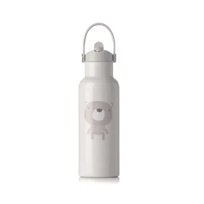 Sticla termos lichide, Jane, Din otel inoxidabil, Cu mentinere de temperatura de pana la 12 ore, 500 ml, Bpa Free, Conform cu EN 1186:2022EN 12546-1:2000UNE EN 14372:2005, Sand BYN8420421089804