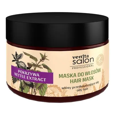 Mască pentru păr gras cu extract de urzică, Venita, 500 ml