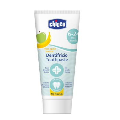 Pasta de dinti Chicco fara fluor cu aroma de mar si banana, 50ml, 6-24luni CHC12101-9