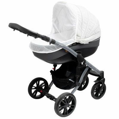 Plasa tantari universala, New Baby, Pentru carucior, 45x85 cm, White BYN53057