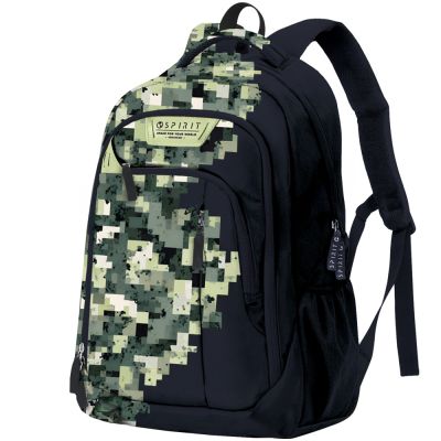 Rucsac Spirit CITY PIXEL Navy / kaki, 46x33x22 cm