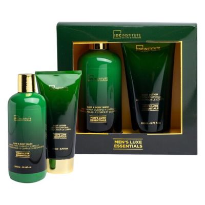 Set 2 produse de ingrijire Men's Lux Essentials, IDC Institute 42303, 500 ml