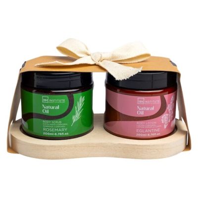 Set 2 produse de ingrjire Natural Oil Body, IDC Institute, 42226, 400 ml
