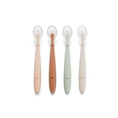 Set 4 lingurite, Jane, Din silicon, 1.2 x 1.5 x 14.7 cm, BPA Free, Sunset BYN8420421093306
