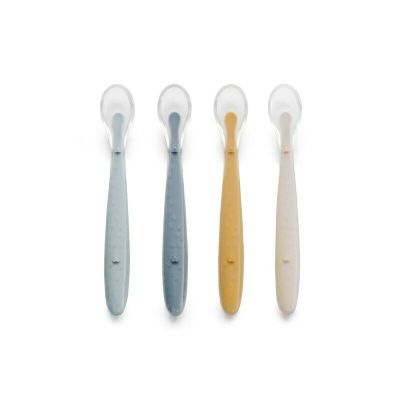 Set 4 lingurite, Jane, Din silicon, 1.2 x 1.5 x 14.7 cm, BPA Free, Tropic BYN8420421093245