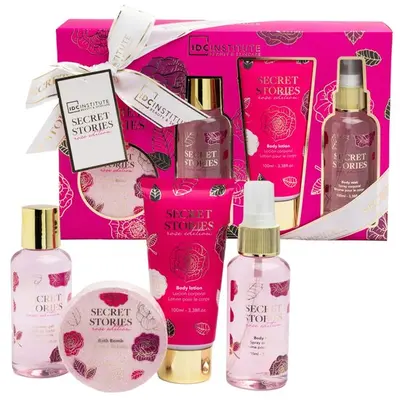 Set produse de ingrijire corporala Secret Stories, Rose Edition, 42293 IDC Institute