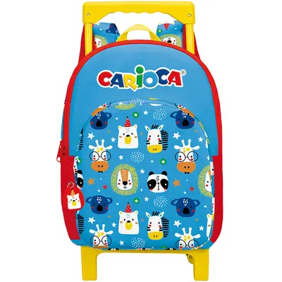 Troler Carioca Animal Blue, 40x28x17 cm