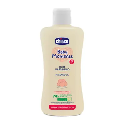 Ulei de masaj dermatologic Chicco Baby Moments Sensitive, 200ml, 0 luni+ CHC10242-9