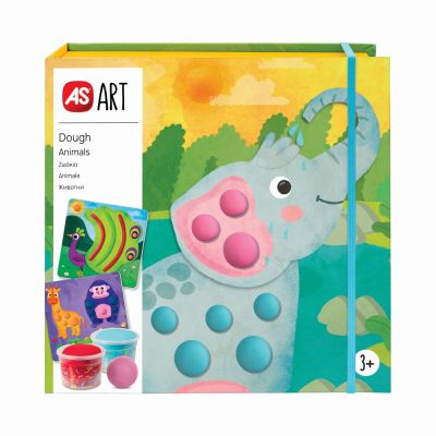 AS ART SET 7 BORCANASE DE PLASTILINA ANIMALE VIV1038-21064