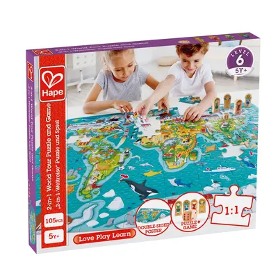 HAPE PUZZLE 2-IN-1 TURUL LUMII VIVHapeE1626