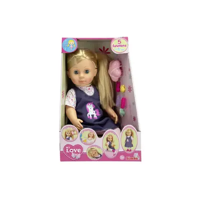 PAPUSA MY LOVE INTERACTIVA CU ACCESORII 43CM VIV105110509