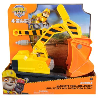 PATRULA CATELUSILOR RUBBLE SI ECHIPA VEHICUL BULDOZER MULTIFUNCTIONAL 2 IN 1 VIV6073297
