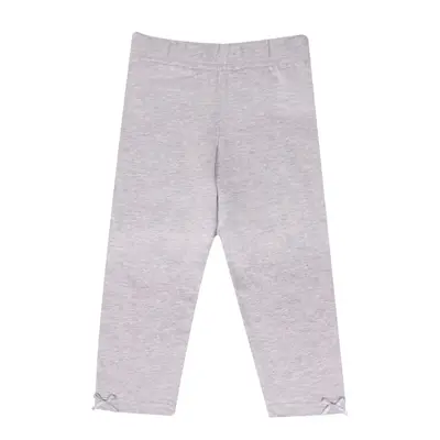 Pantaloni tip colant pentru fetite - gri le-16