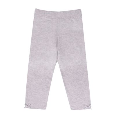 Pantaloni tip colant pentru fetite - gri le-16
