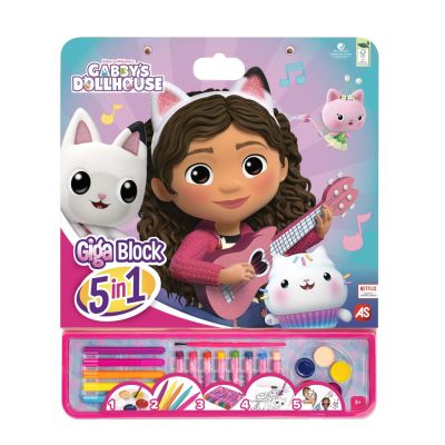 SET PENTRU DESEN GIGA BLOCK 5 IN 1 GABBY DOLLHOUSE VIV1023-62757