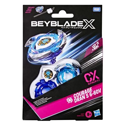 BEYBLADE X LET IT RIP SET LANSATOR SI ROATA COURAGE DRAN S 6-60V VIVG0840_G1677
