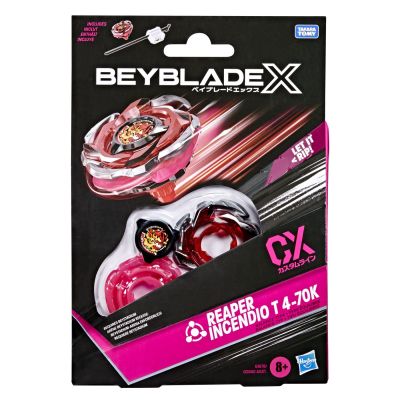 BEYBLADE X LET IT RIP SET LANSATOR SI ROATA REAPER INCENDIO T 4-70K VIVG0840_G1678