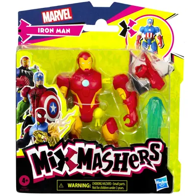MARVEL AVENGERS MIX MASHERS FIGURINA IRON MAN 12CM VIVF9265_F9269