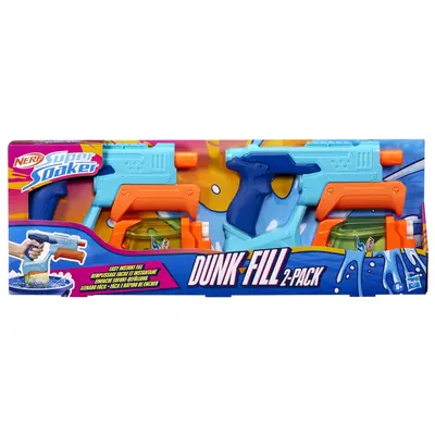NERF SUPER SOAKER SET 2 BLASTERE NERF DUNK FILL VIVG0995
