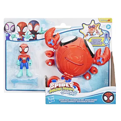 SPIDEY SI PRIETENII LUI UIMITORI MARVEL SET FIGURINA 7.6CM SI SUBMARINUL CRAB PAIANJEN VIVG0663_G1464