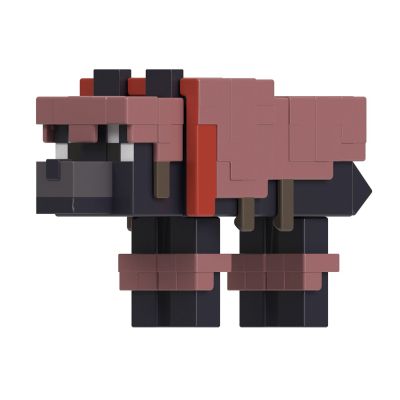 MINECRAFT CRAFT A BLOCK FIGURINA TAMED WOLF 8CM VIVMTGTP08_JCN35