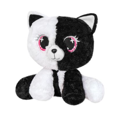 PLUS PISICA NEGRU CU ALB 25CM VIVStip968