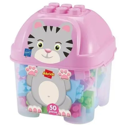 ECOIFFIER ABRICK SET CONSTRUCTIE PISICA 50 PIESE VIV7600001928