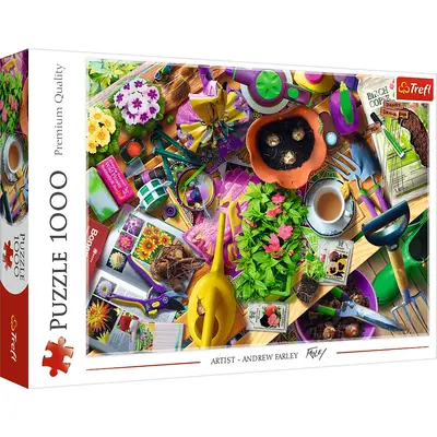 PUZZLE TREFL 1000 ARANJAREA GRADINII ARTIST ANDREW FARLEY VIV10927