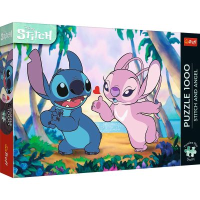 PUZZLE TREFL 1000 PREMIUM PLUS DISNEY LILO SI STITCH ANGEL SI STITCH LA PLIMBARE VIV12079