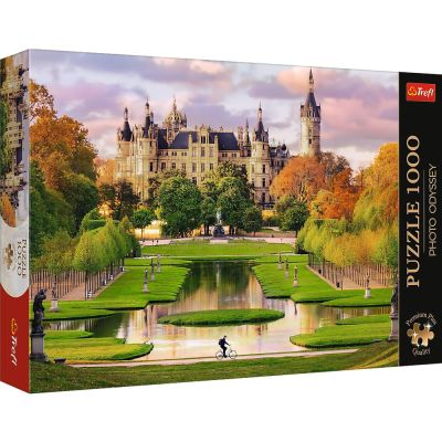 PUZZLE TREFL 1000 PREMIUM PLUS PHOTO ODYSSEY CASTELUL SCHWERIN GERMANIA VIV10814