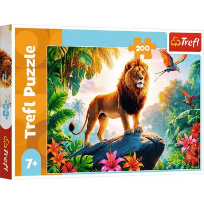 PUZZLE TREFL 200 REGELE JUNGLEI VIV13329