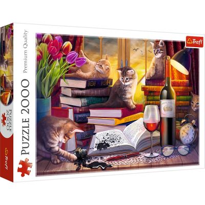PUZZLE TREFL 2000 NOAPTEA PISICILOR VIV27126
